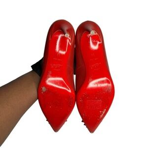 CHRISTIAN LOUBOUTIN • SPIKED TOE PUMPS W/ BOX